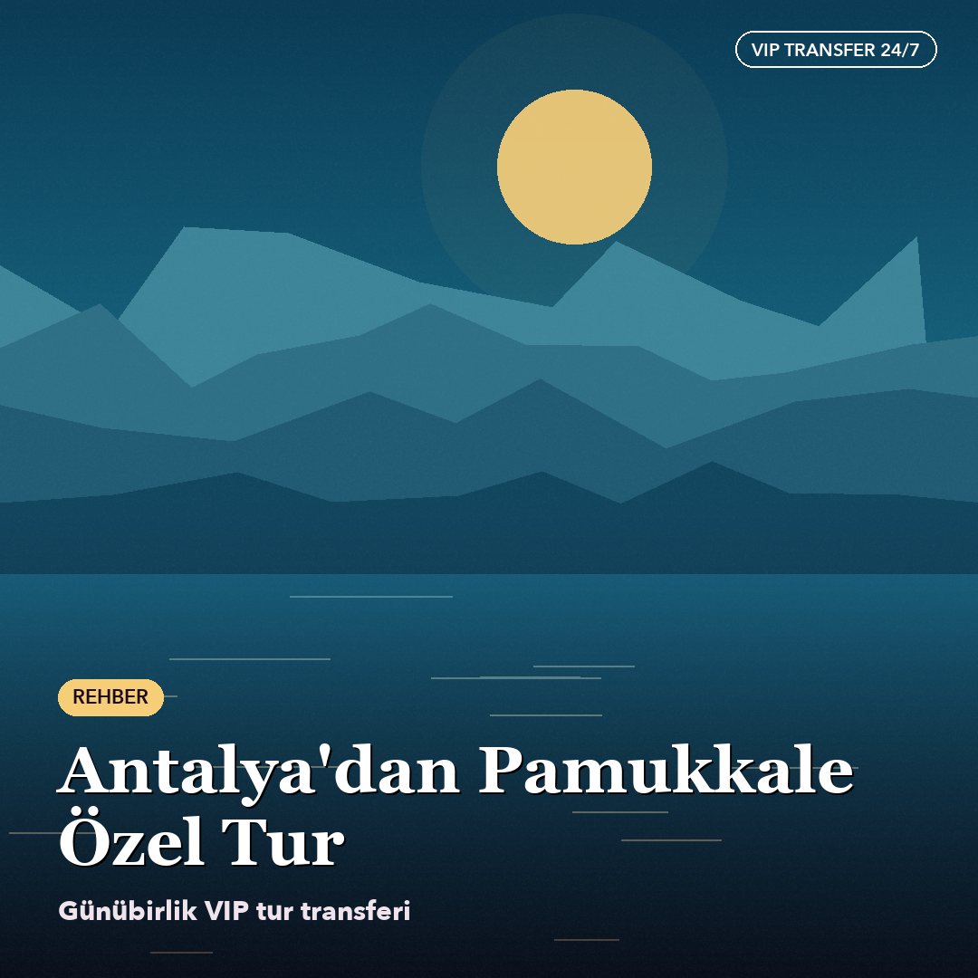 Antalya to Pamukkale: Private Day Trip Transfer