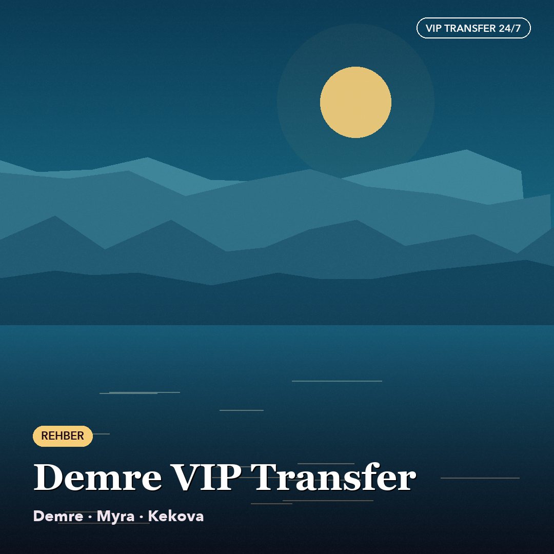Demre Vip Transfer
